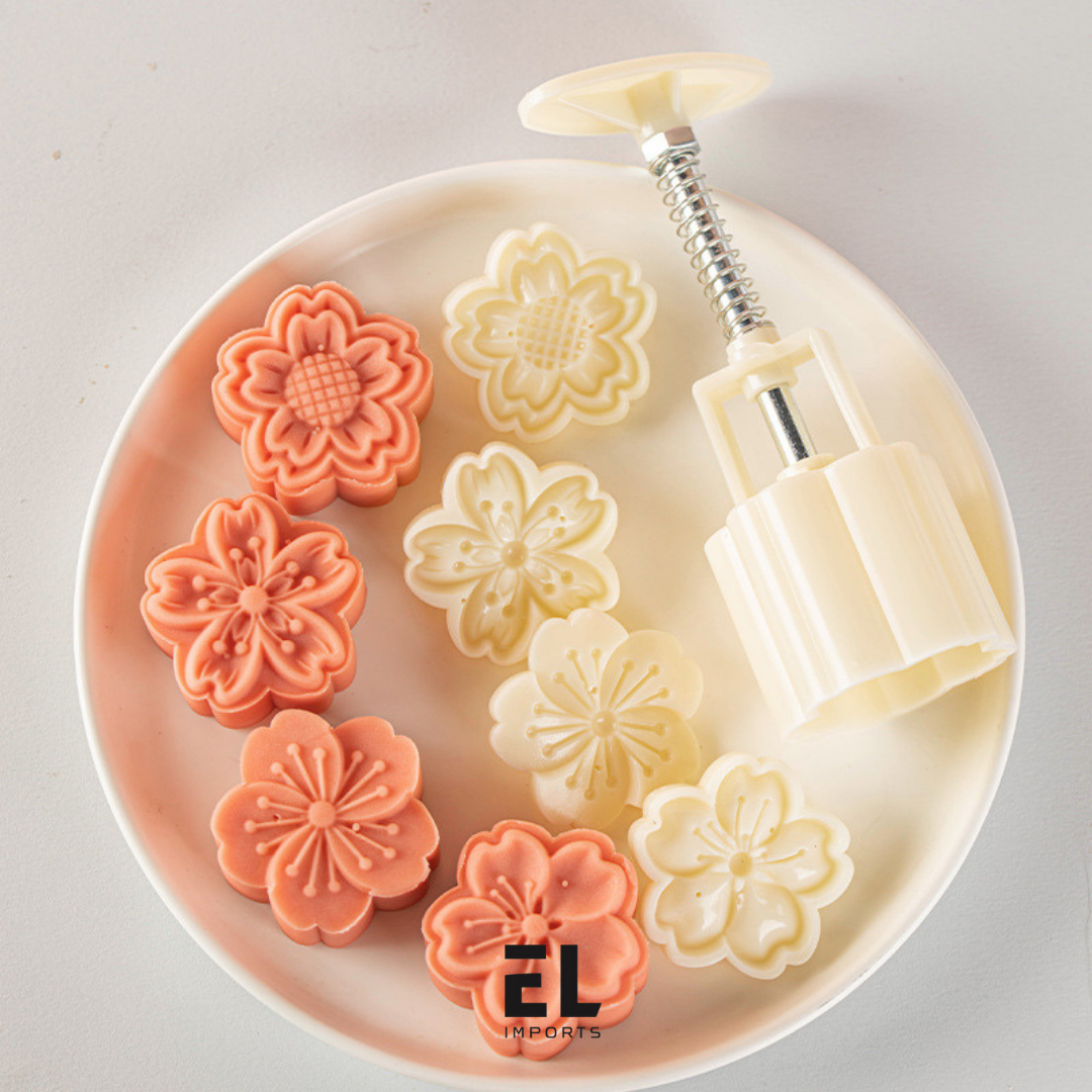 Moule à gâteau de lune 3D en forme de fleur de cerisier