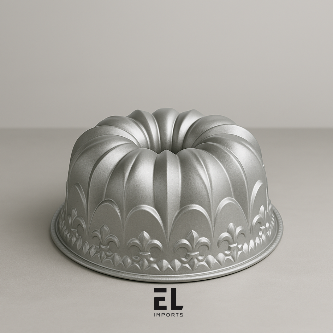 Moule à gâteau en fonte d'aluminium Fleur de Lys