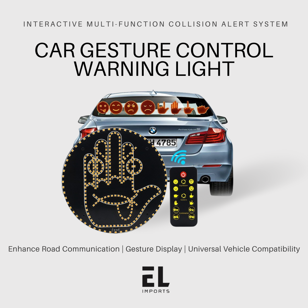 Car Gesture Control Warning Light