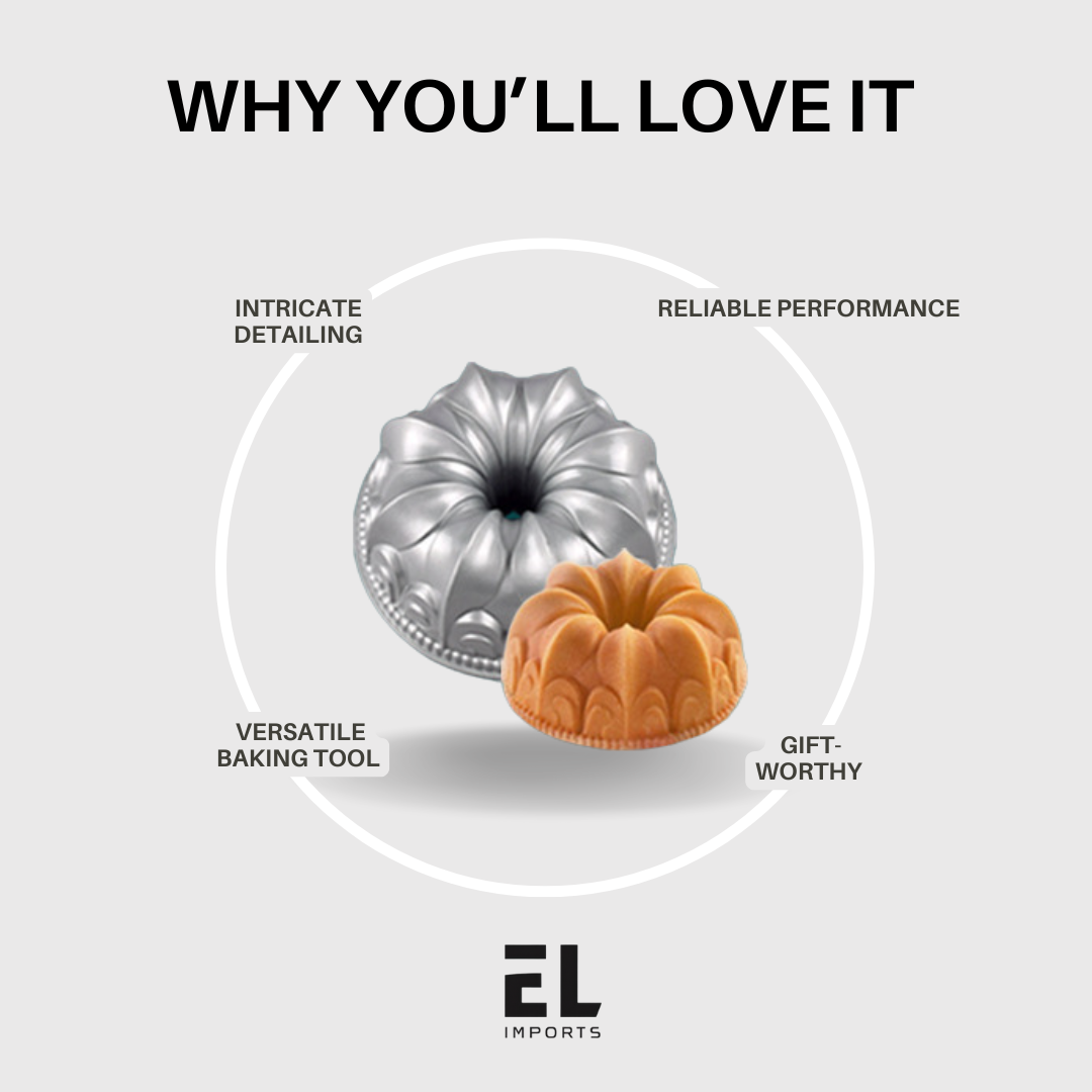Moule à gâteau en fonte d'aluminium Fleur de Lys
