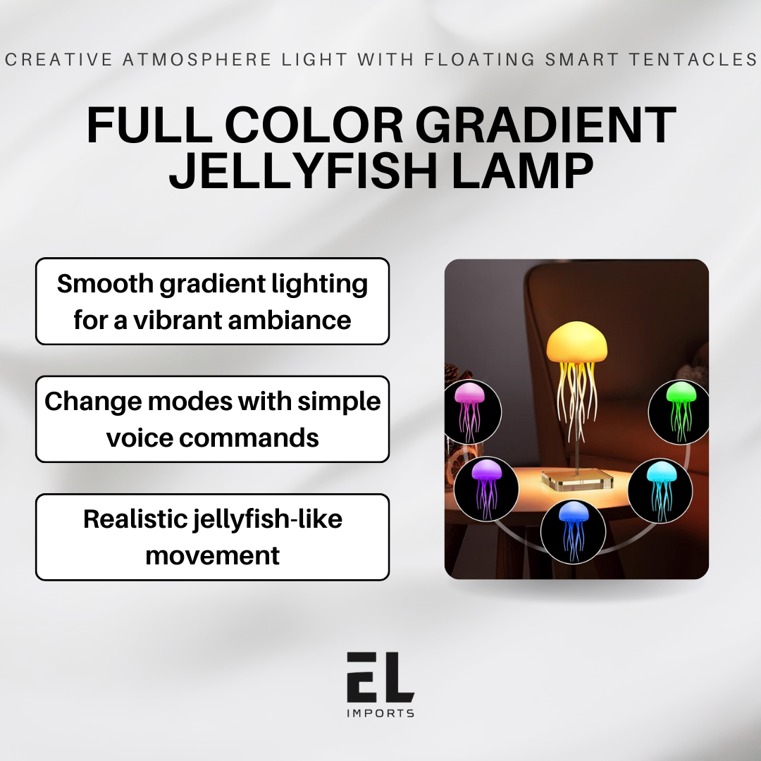 Full Color Gradient Jellyfish Lamp