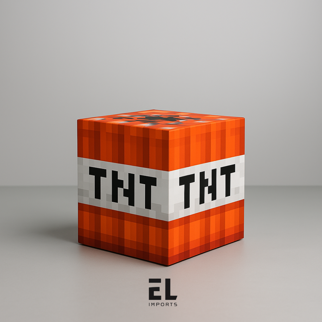 Minecraft TNT Block Desk Lamp