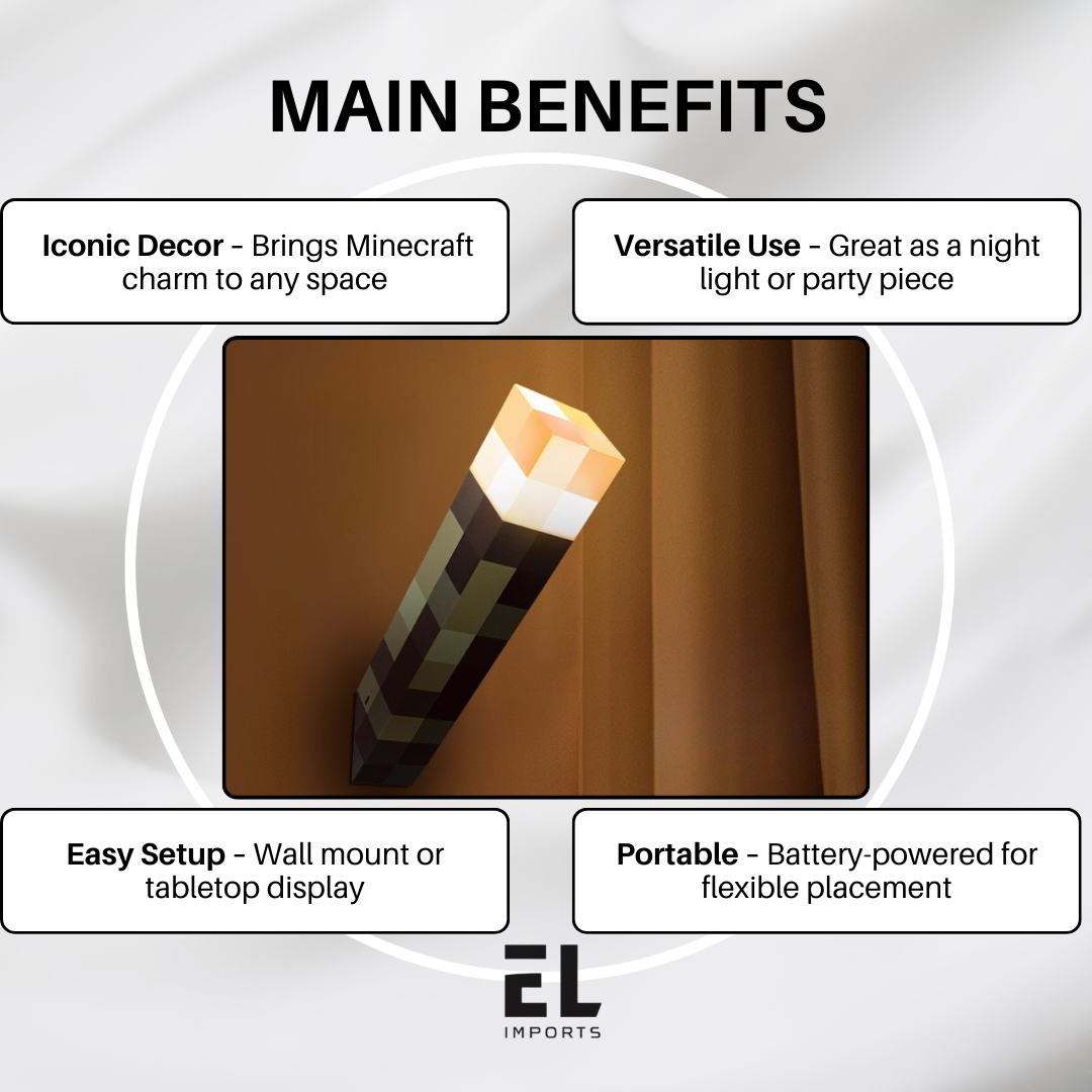 Lampe torche Minecraft