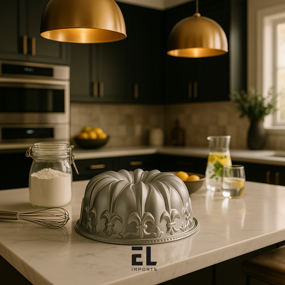 Moule à gâteau en fonte d'aluminium Fleur de Lys