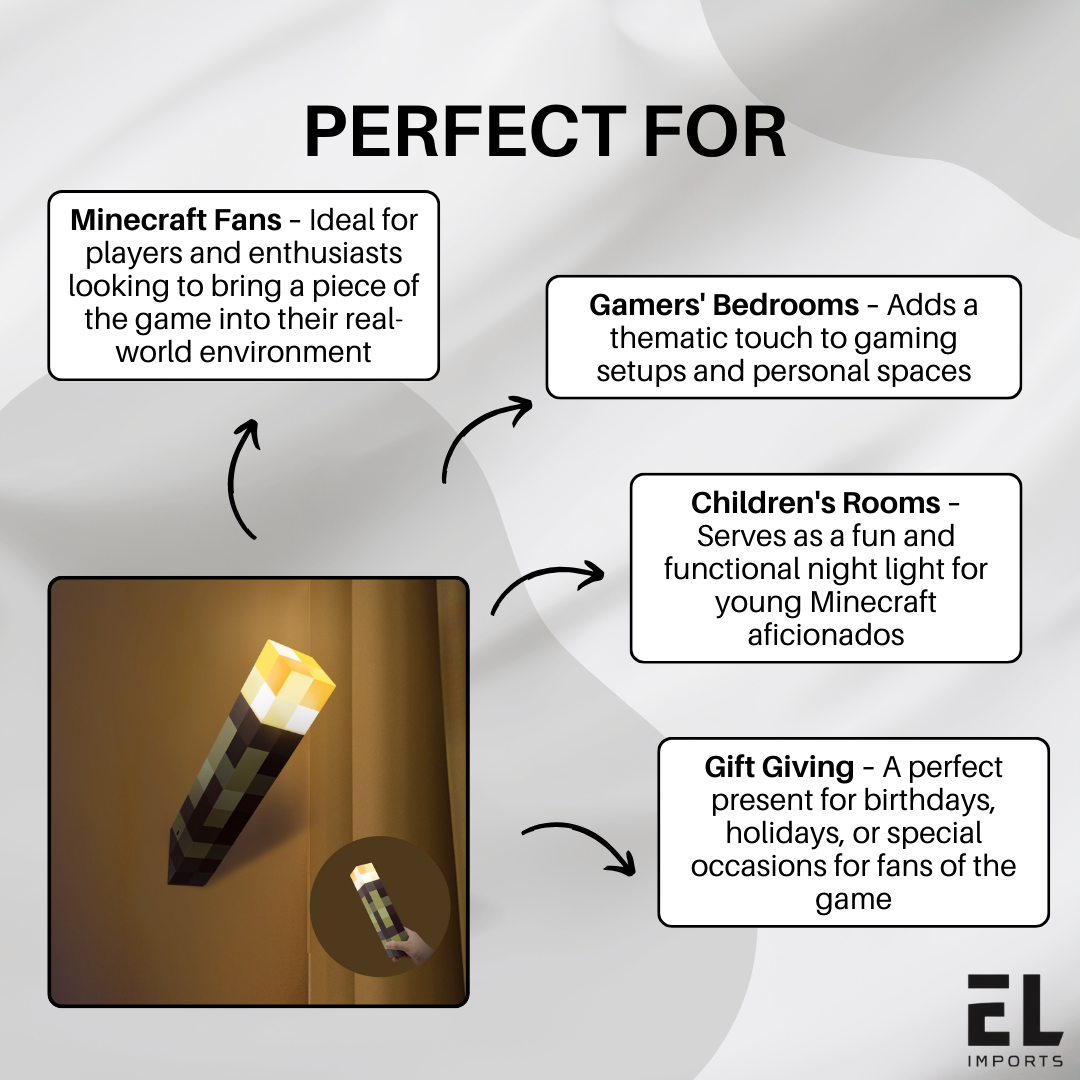 Lampe torche Minecraft