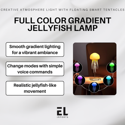 Full Color Gradient Jellyfish Lamp