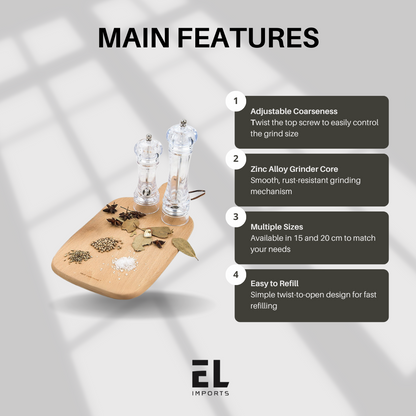Acrylic Manual Pepper Grinder