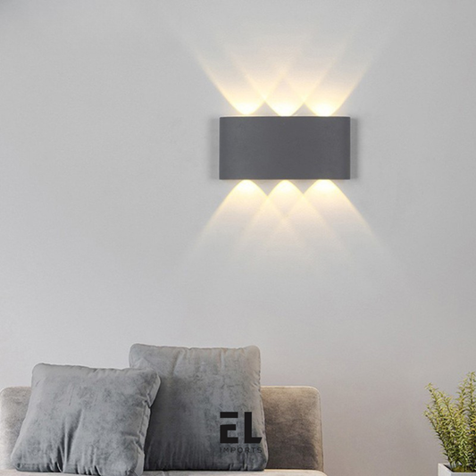 Grand View Garden Flat Wall Lamp