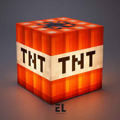 Minecraft TNT Block Desk Lamp