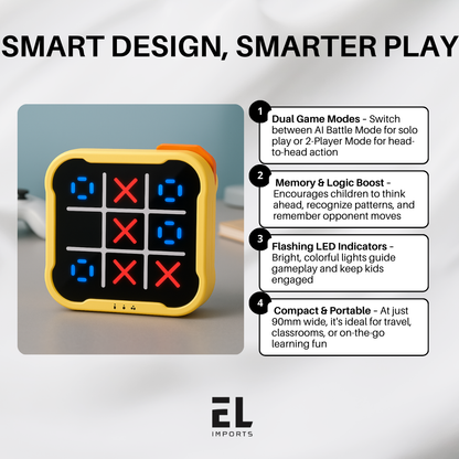 Electronic Tic-Tac-Toe Bolt Game
