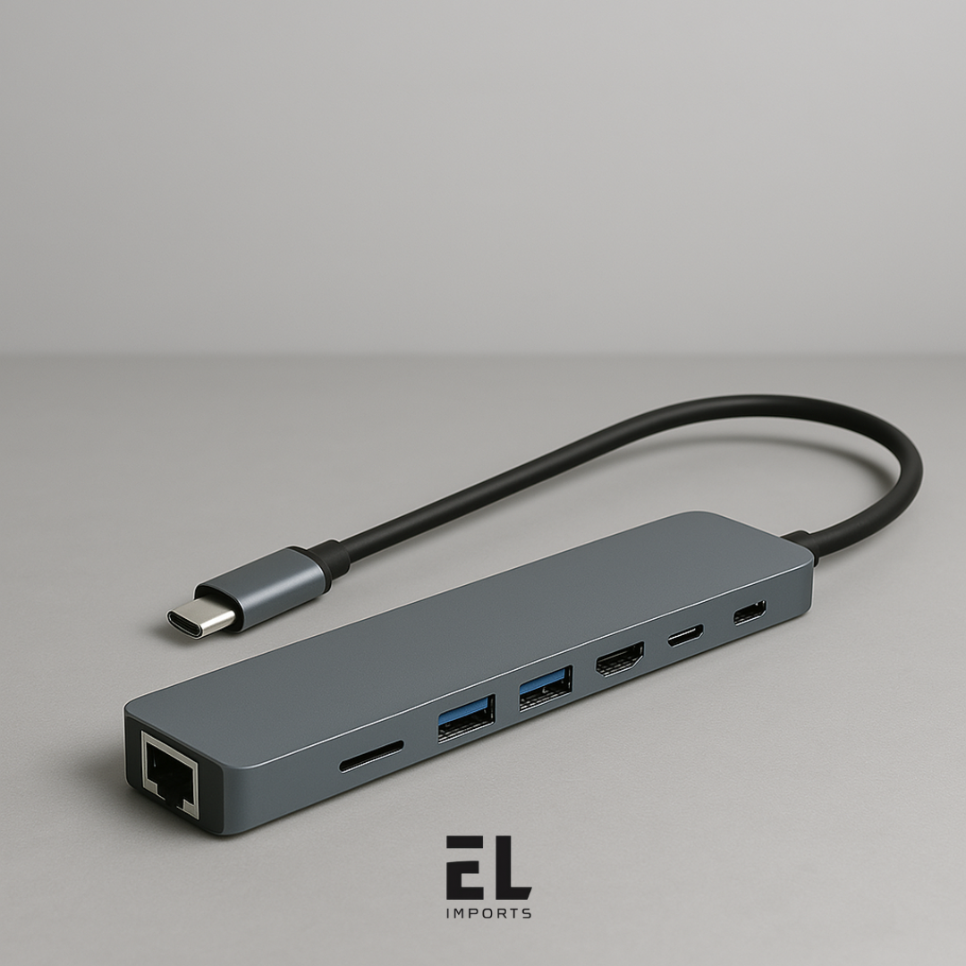 8-in-1 USB-C Hub Docking Station